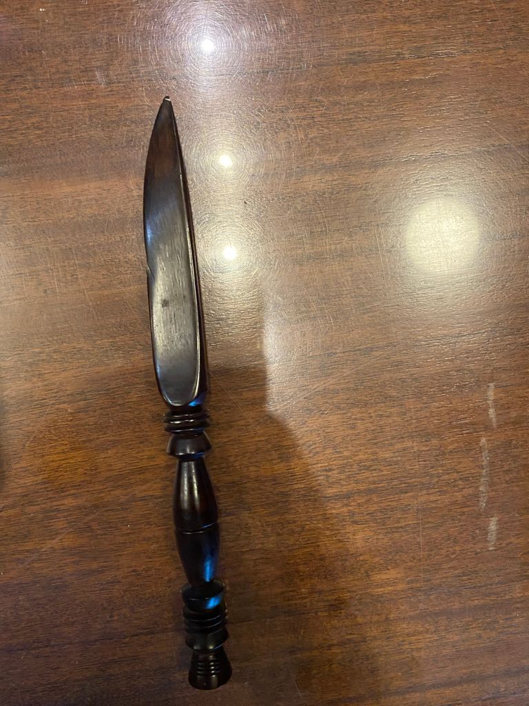          Letter Opener: Wooden picture number 1
   