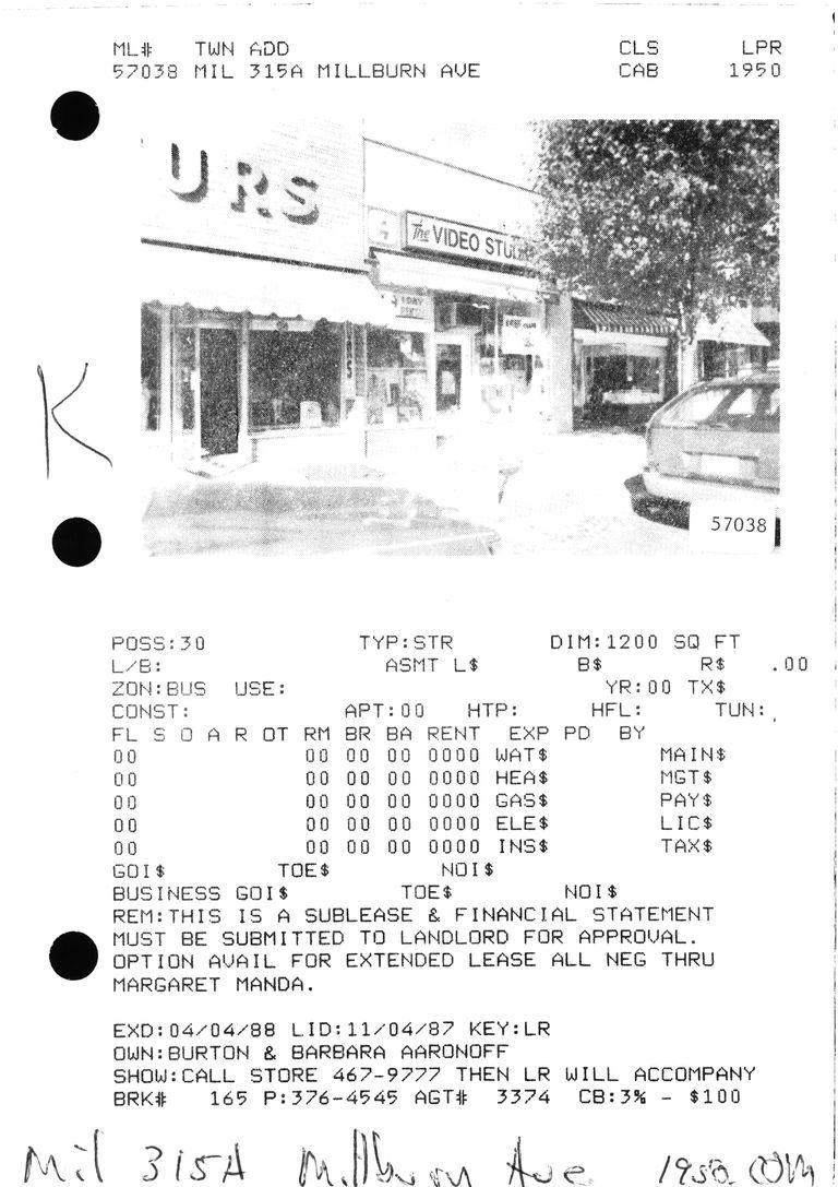          315A-MILLBURN-AVENUE picture number 1
   