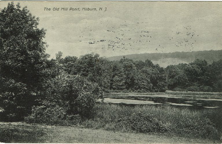          Old Mill Pond, Millburn, 1908 picture number 1
   