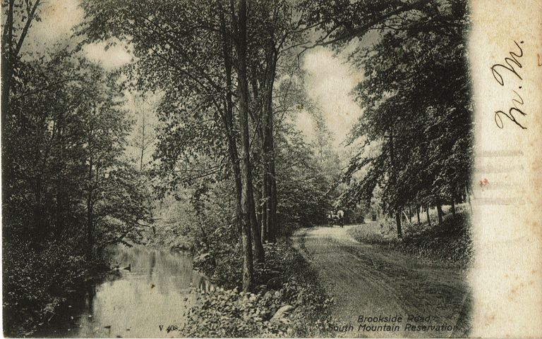          Brookside Road, South Mountain Reservation Postmarked 1908 picture number 1
   