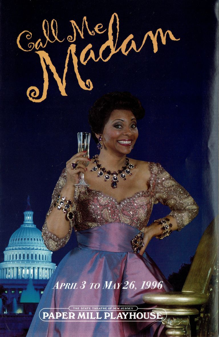          Paper Mill Playhouse Program: Call Me Madam, 1996 picture number 1
   