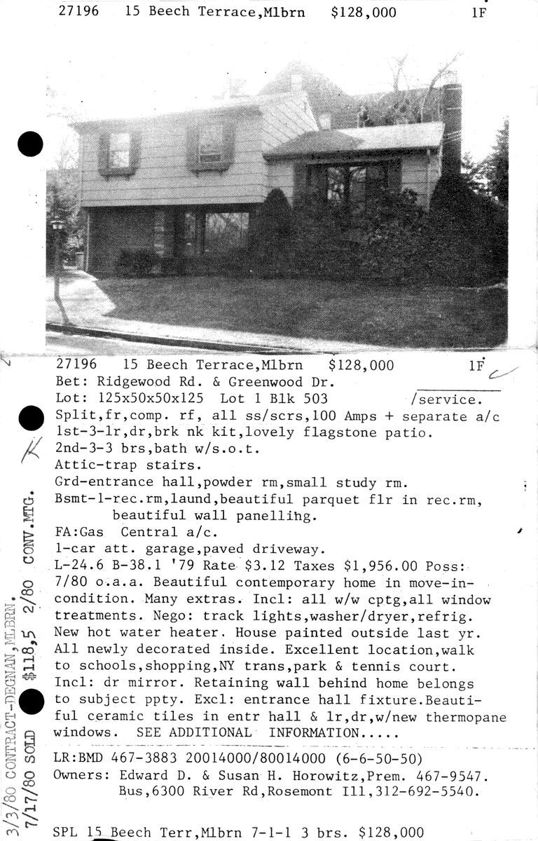          15 BEECH TERRACE picture number 1
   