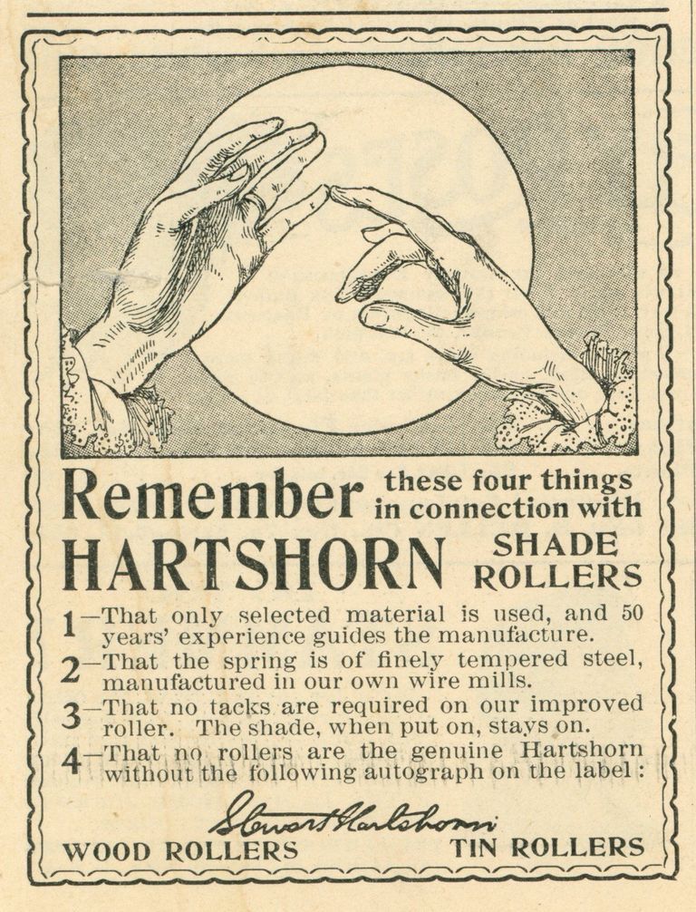          Hartshorn: Shade Roller Advertisement, 1898 picture number 1
   