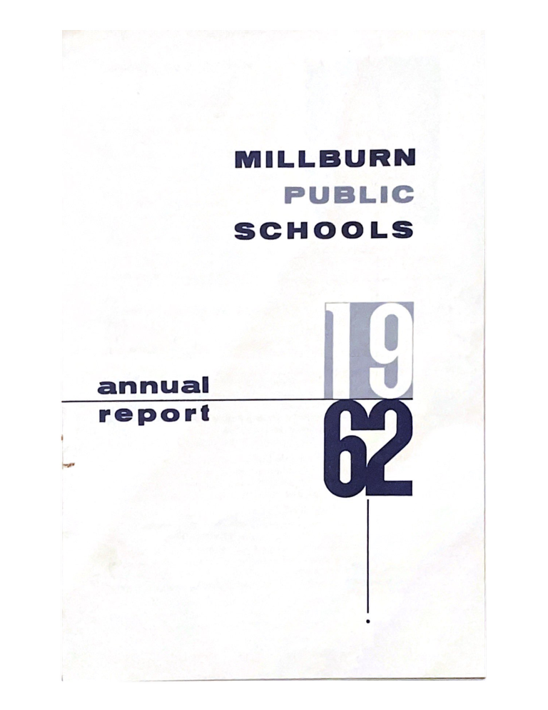          Millburn Schools: Administrative Documents, 1960s-70s picture number 1
   