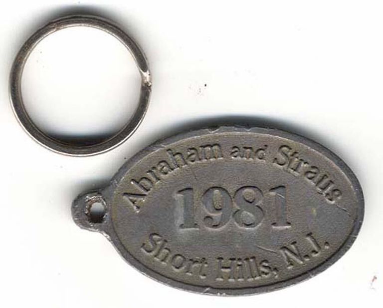          Abraham and Strauss metal charge plate picture number 1
   