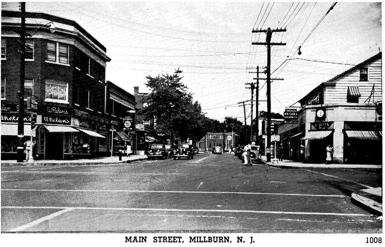          Main Street Millburn Post Card picture number 1
   