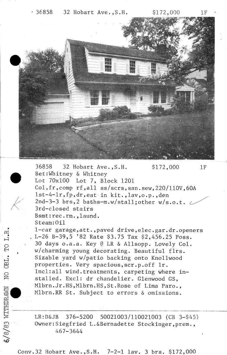          32 HOBART AVENUE picture number 1
   