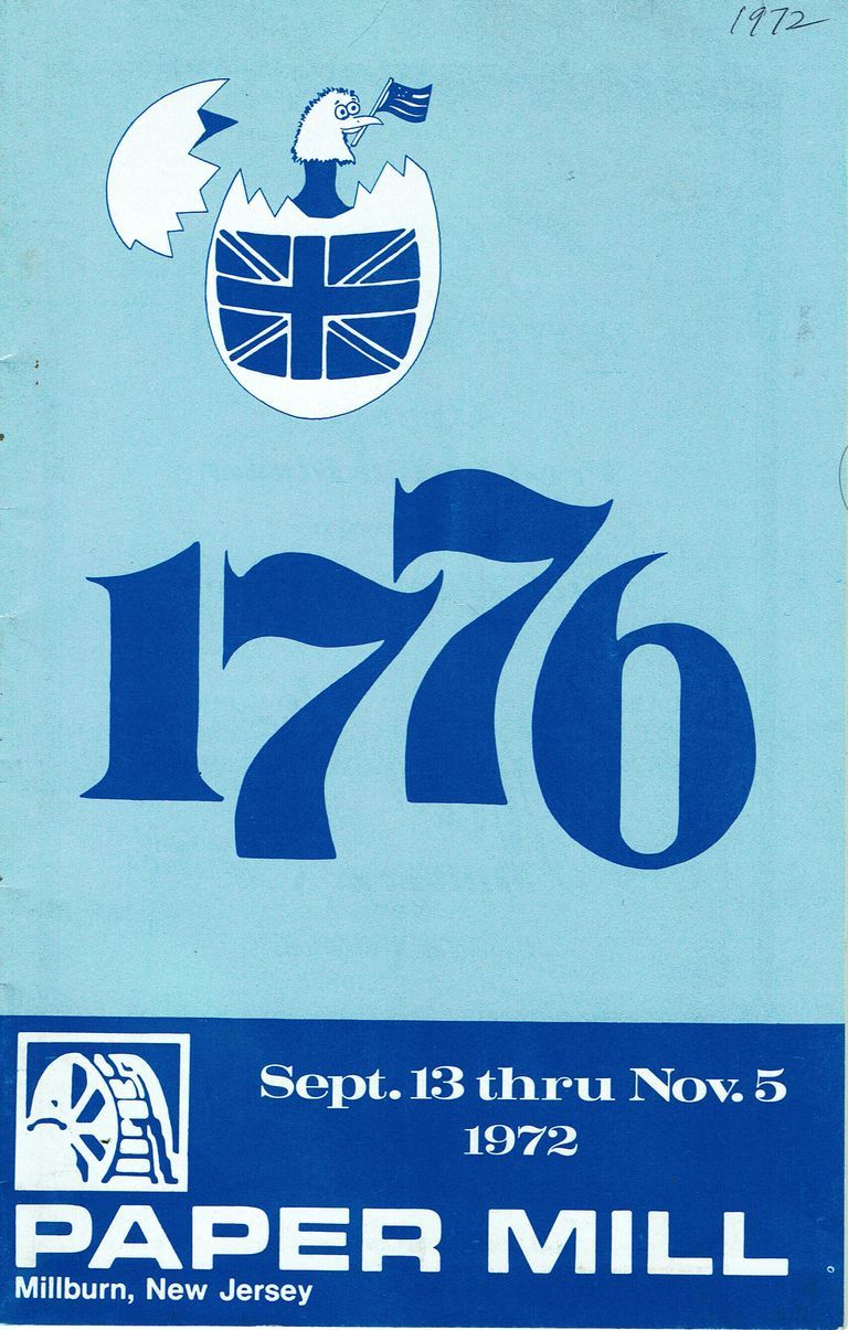          1776 Paper Mill Playhouse Playbill, 1972 picture number 1
   