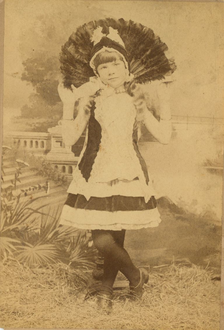          Bosworth: Unidentified Girl with Fancy Dress and Fan picture number 1
   