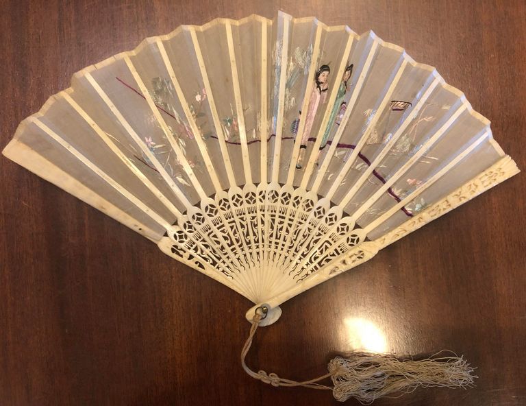          Fan, Embroidered Asian picture number 1
   