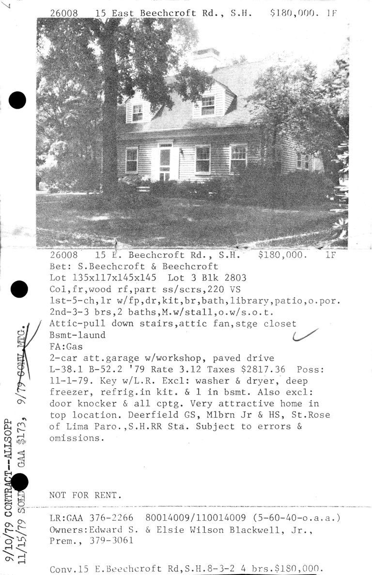          15 EAST BEECHCROFT ROAD picture number 1
   