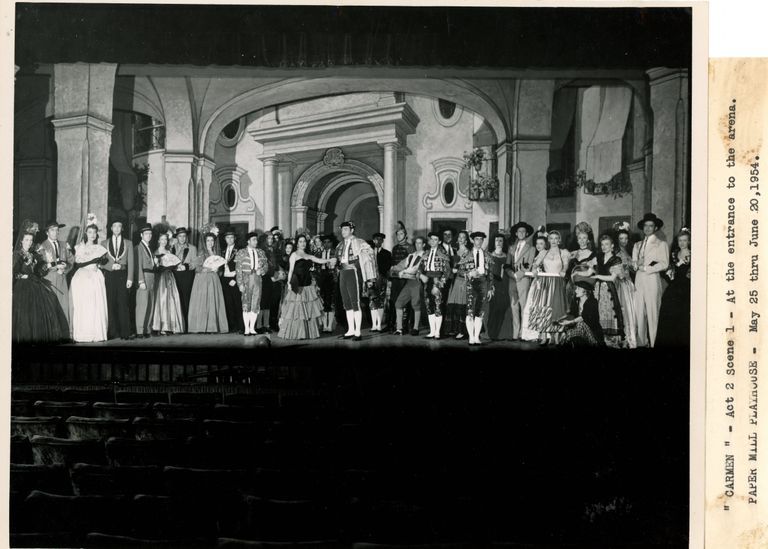          Paper Mill Playhouse Press Photo: Carmen, 1954 picture number 1
   