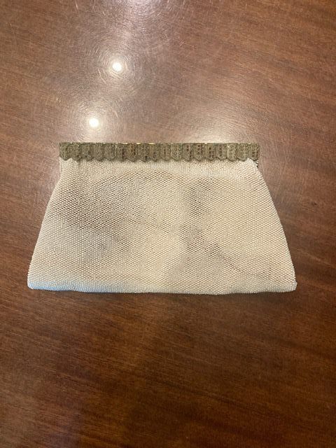          Handbag, small beaded white picture number 1
   