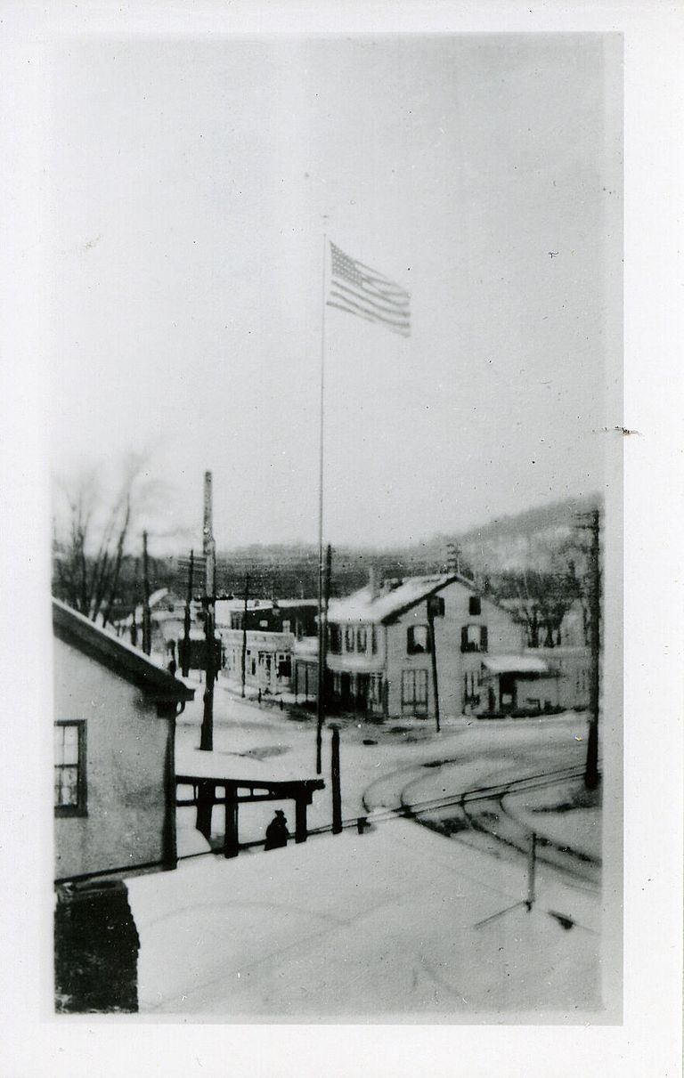          Looking Toward Millburn Livery on Northeast Corner of the Intersection.; Photo ID # 264
   