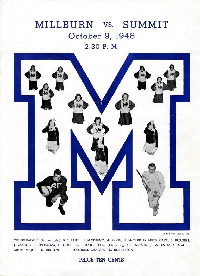          Football: Millburn vs. Summit Program, 1948 picture number 1
   