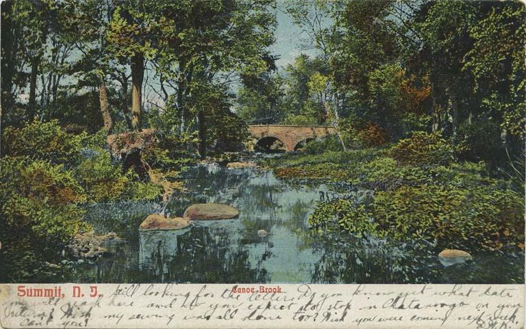          Canoe Brook in Summit, 1910 picture number 1
   