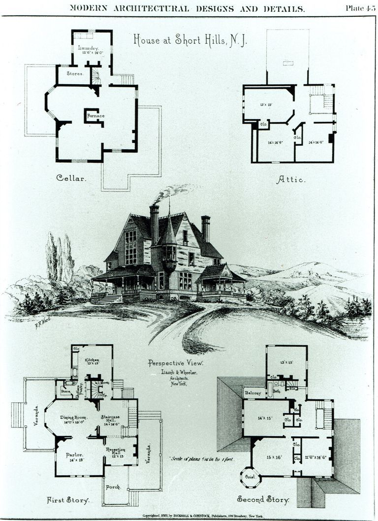          Published in Bicknell & Comstock Pattern Book
   