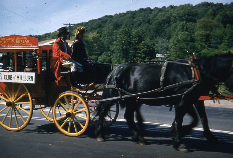          Centennial Parade: Women's Club of Millburn in Stagecoach, 1957 picture number 1
   