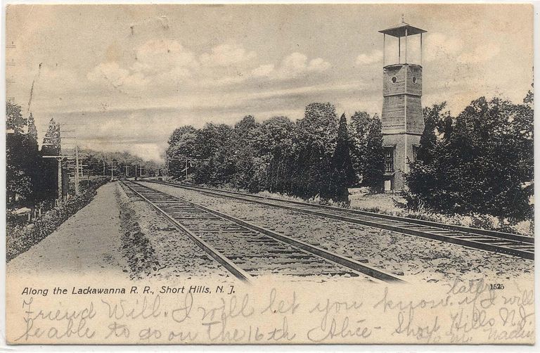          Hartshorn: Tower with view of Rail Road Tracks 