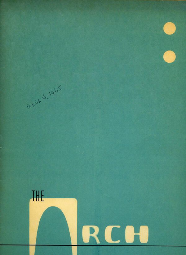          Arch Restaurant: Menu, c. 1965 picture number 1
   