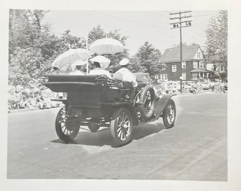          Centennial Parade: People in an Antique Car, 1957 picture number 1
   