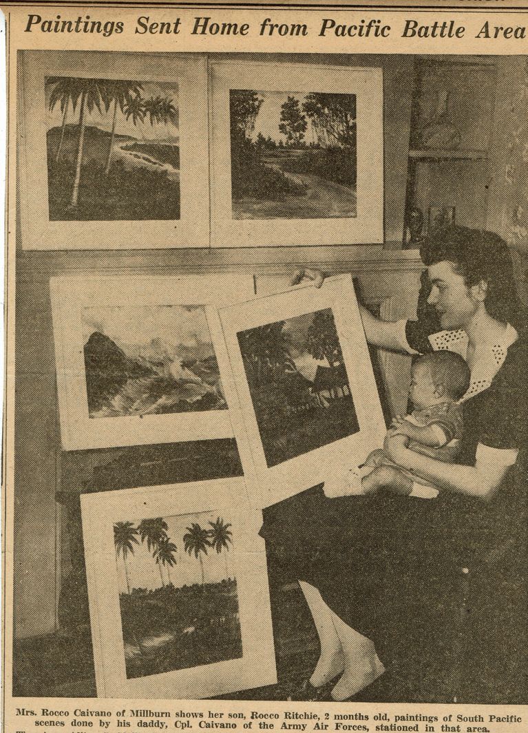          Millburn Art Center: Rocco Caivano Paintings from the South Pacific, 1944 picture number 1
   