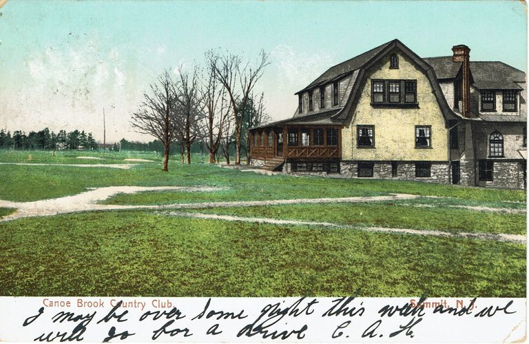          Canoe Brook Country Club: Color Postcard, 1907 picture number 1
   