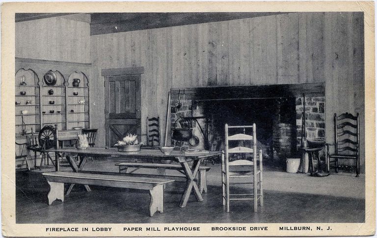          Paper Mill Playhouse: Fireplace in Lobby picture number 1
   