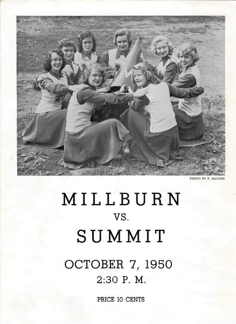          Football: Millburn vs. Summit Program, 1950 picture number 1
   