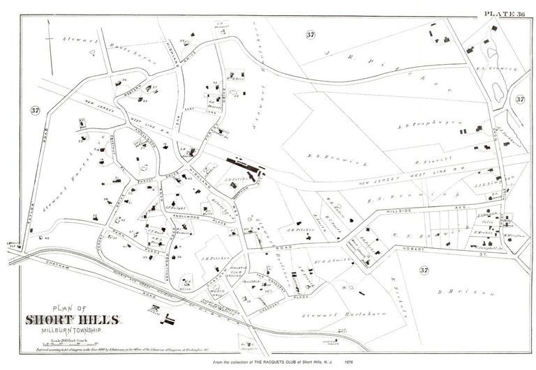          Map: Robinson Atlas map of Short Hills, 1890 (1976 Reprint) picture number 1
   