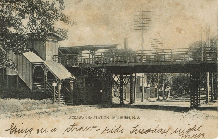          Blood: Lackawanna Station, Millburn, c. 1900 picture number 1
   