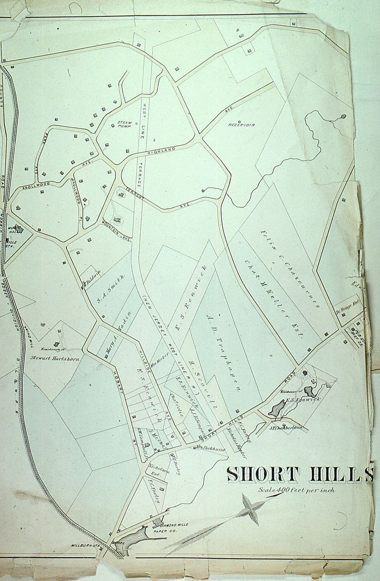          Robinson Map of Short Hills, Millburn Township, 1881 picture number 1
   