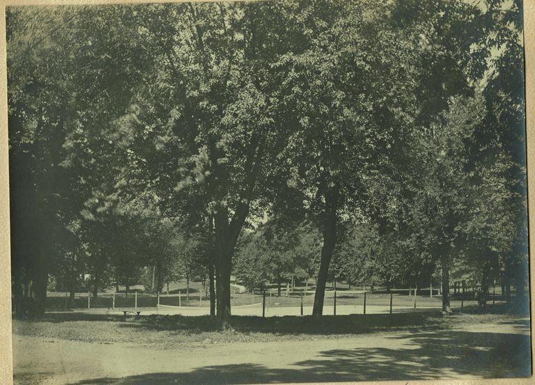          Tennis Courts were installed when the building was a Casino
   