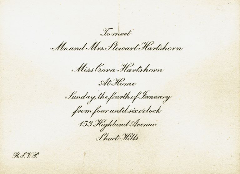          Hartshorn: Invitation to Meet Hartshorns at 153 Highland Avenue Home picture number 1
   