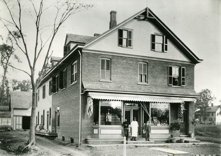          Millburn Avenue & Spring Street, NE Corner, Photo by Edwin D. Pannell; Image Id #11
   