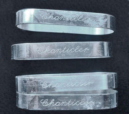          Chanticler Restaruant: Napkin rings picture number 1
   