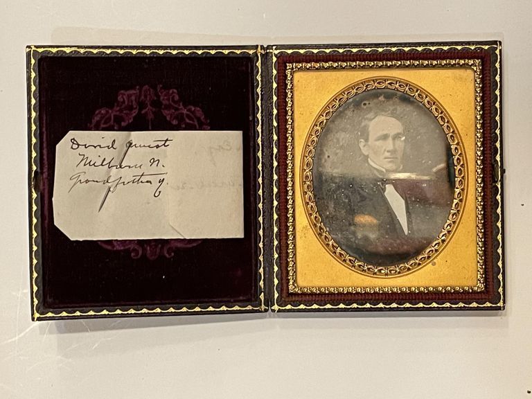          Brison: David Armstrong Brison in Leather Pocket Frame, Undated picture number 1
   