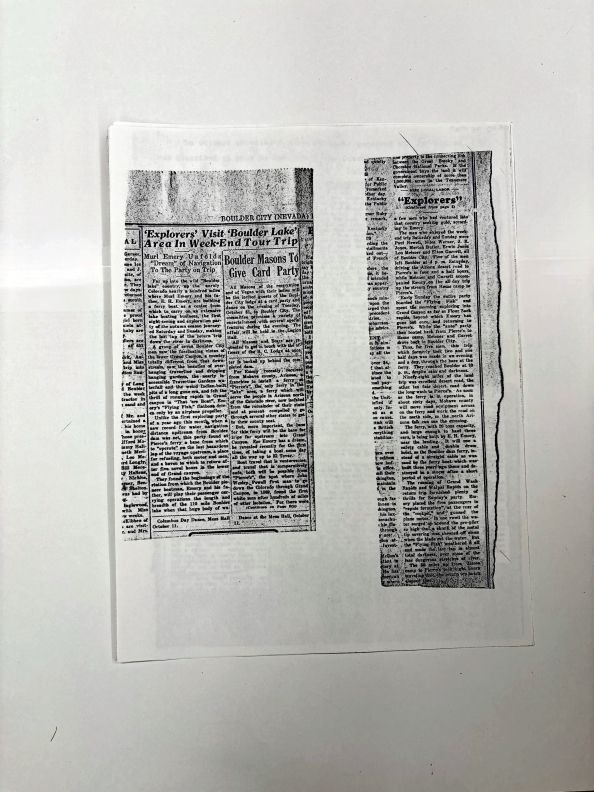 MS.10 - Box 1 of 1; ff 1/3: news clippings [1932-33]