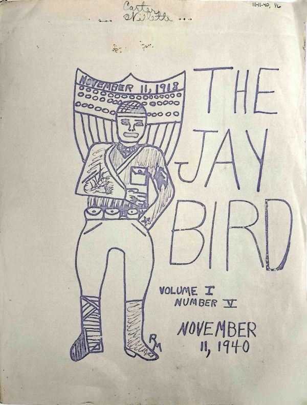 *Click on image for content.: MS.86 - Box 1 of 1; 5/6: The Jay Bird, Vol.1:5 [Nov. 11, 1990] [Boulder City Fifth Grade newsletter (6 p.p.)]