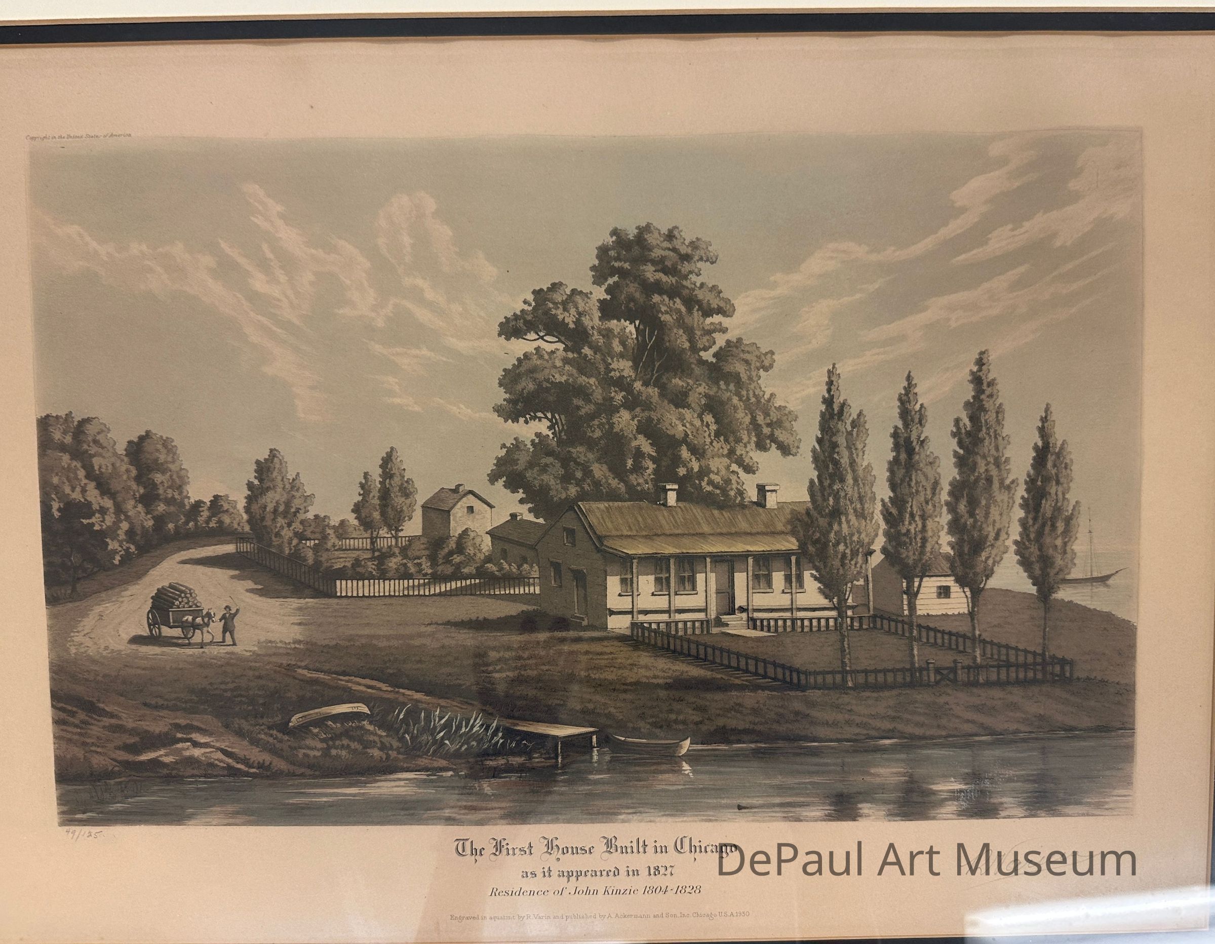 First House built in Chicago, 1827