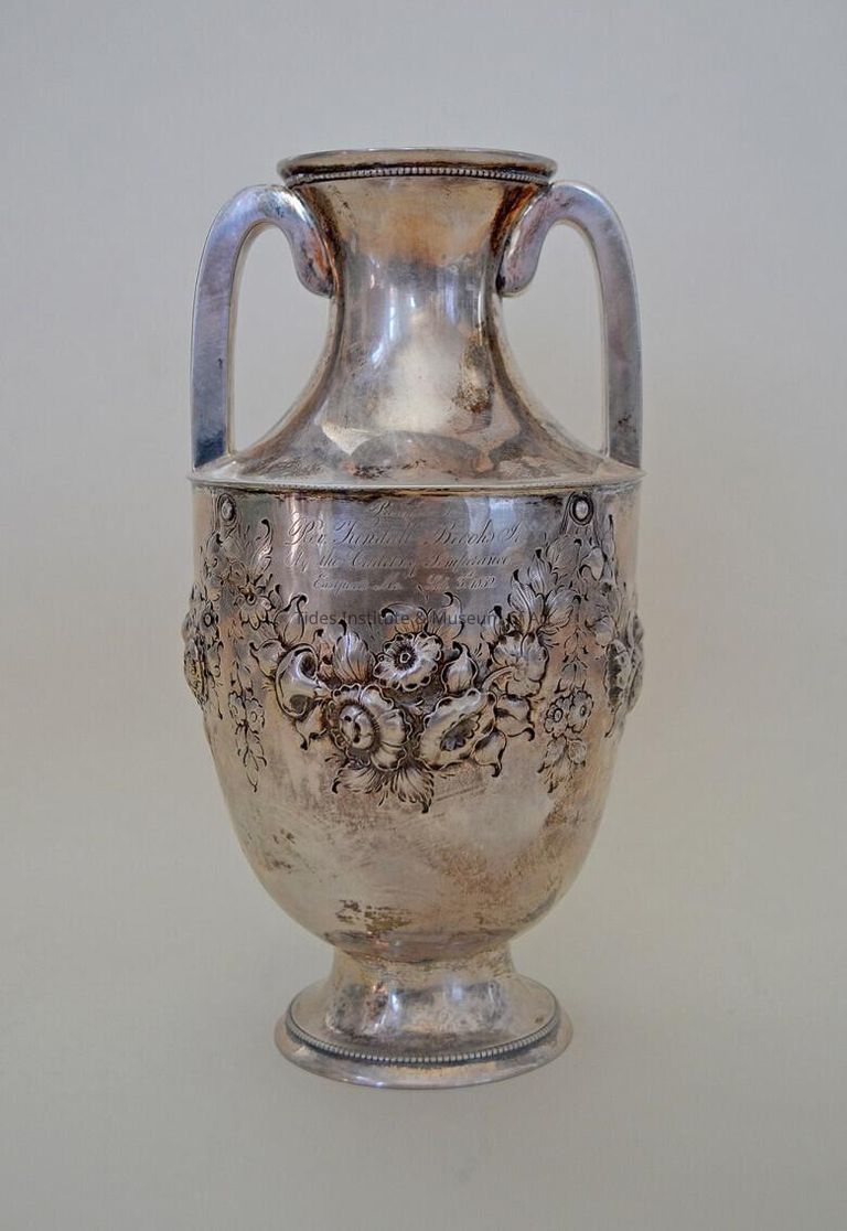 Jones, Ball & Poor, Boston | Coin Silver Presentation Vase | 1852