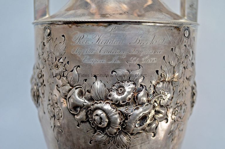 Jones, Ball & Poor, Boston | Coin Silver Presentation Vase | 1852 - Image 2