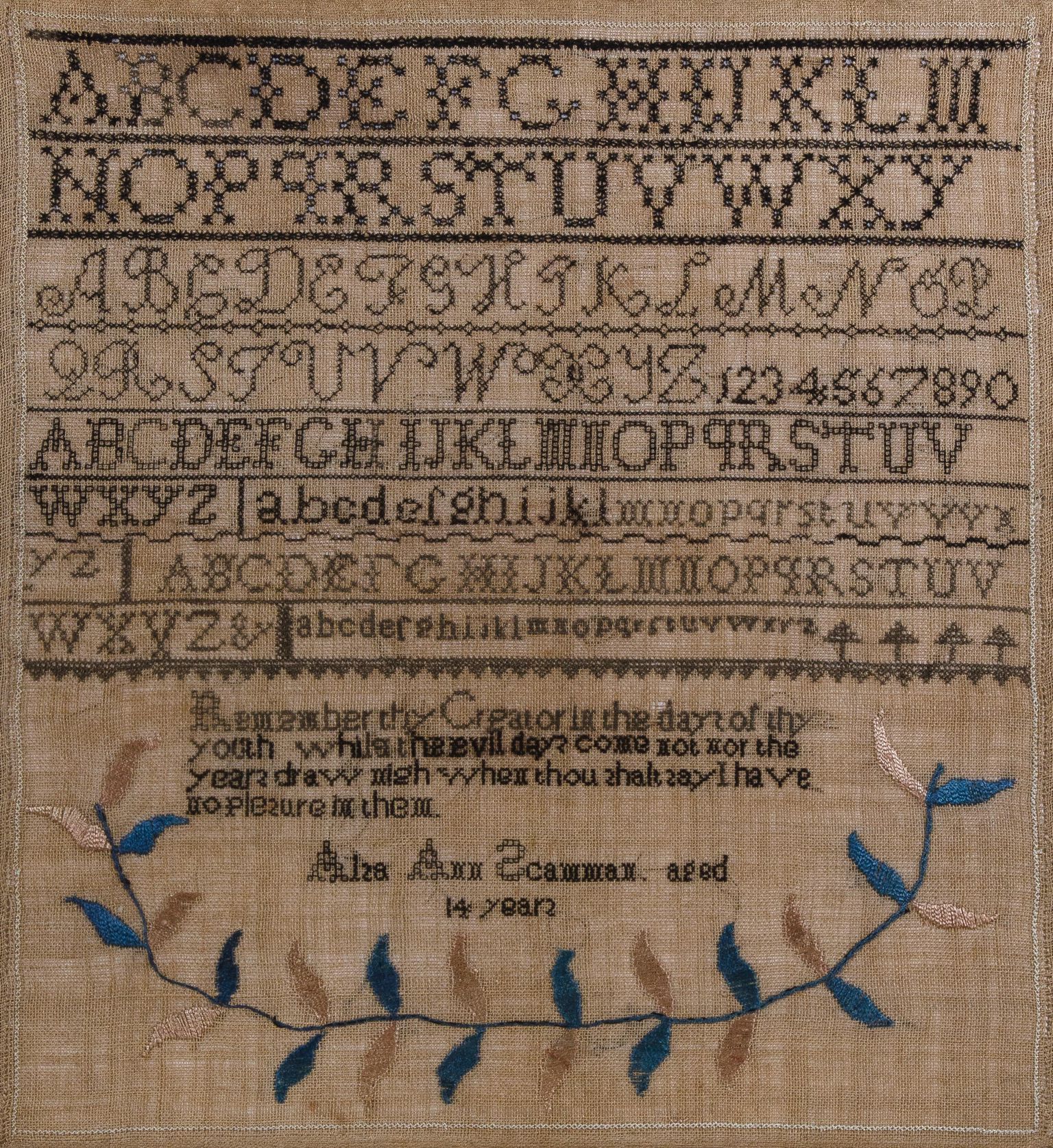 Schoolgirl Needlework