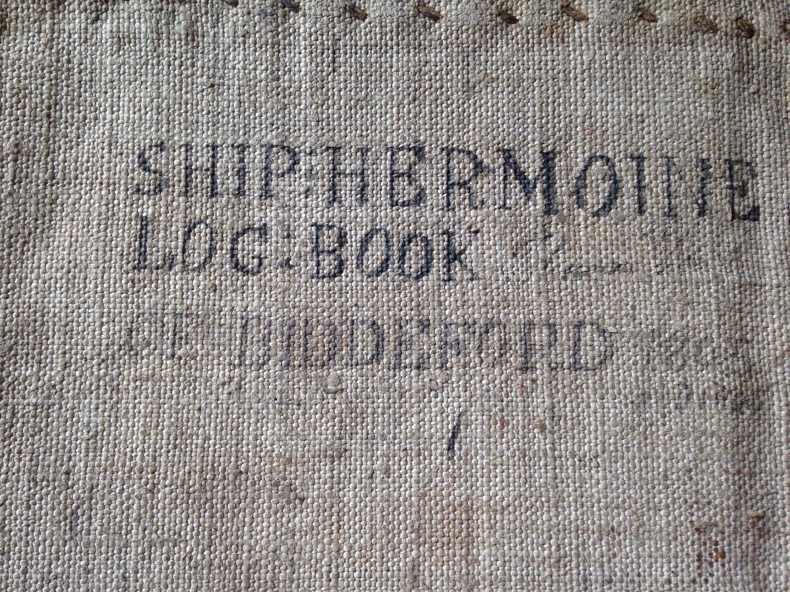 Merchant ship Hermoine sailing logs