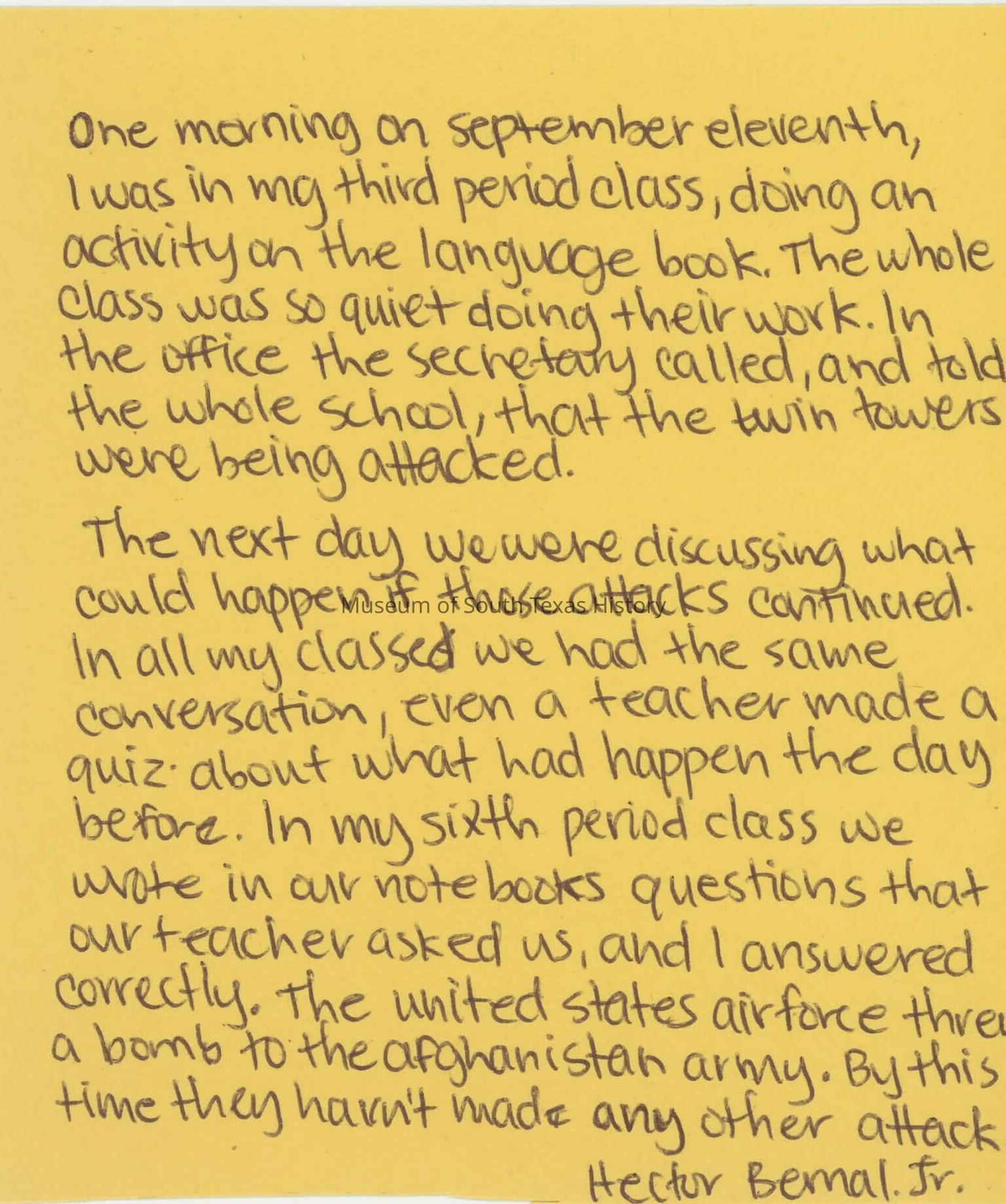 September 11 Memories