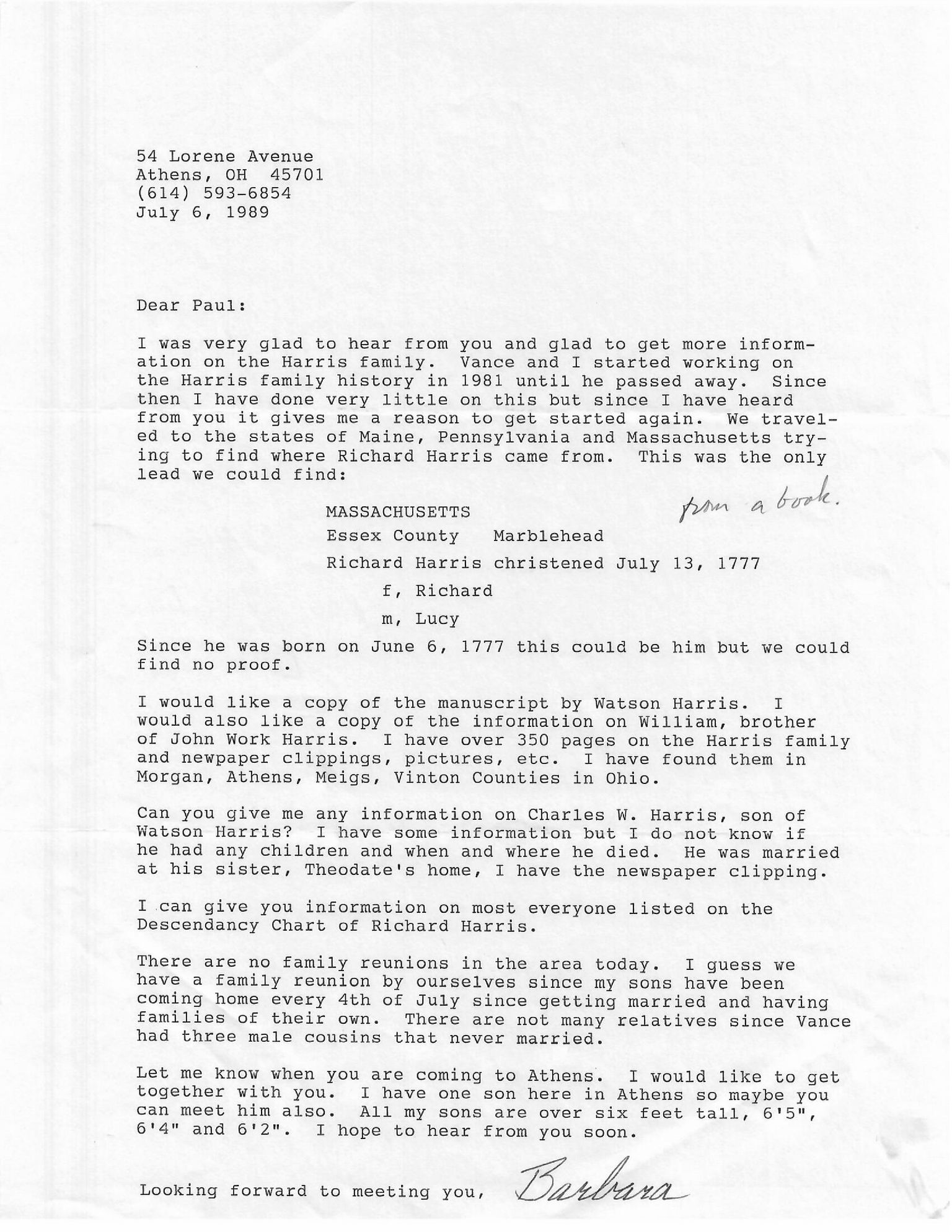 Gooding, Barbara [Harris]