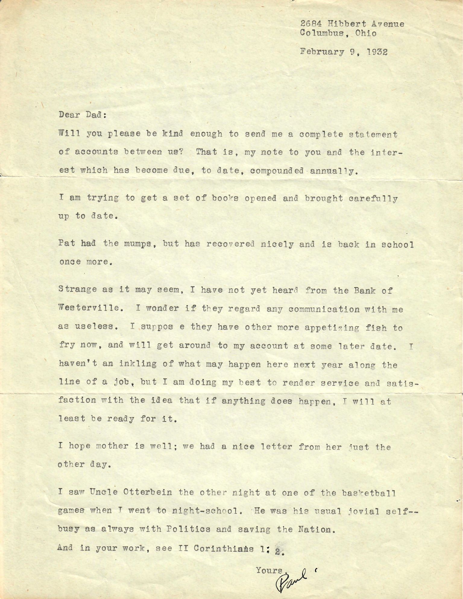 Harris, Paul Joseph 1900–1962