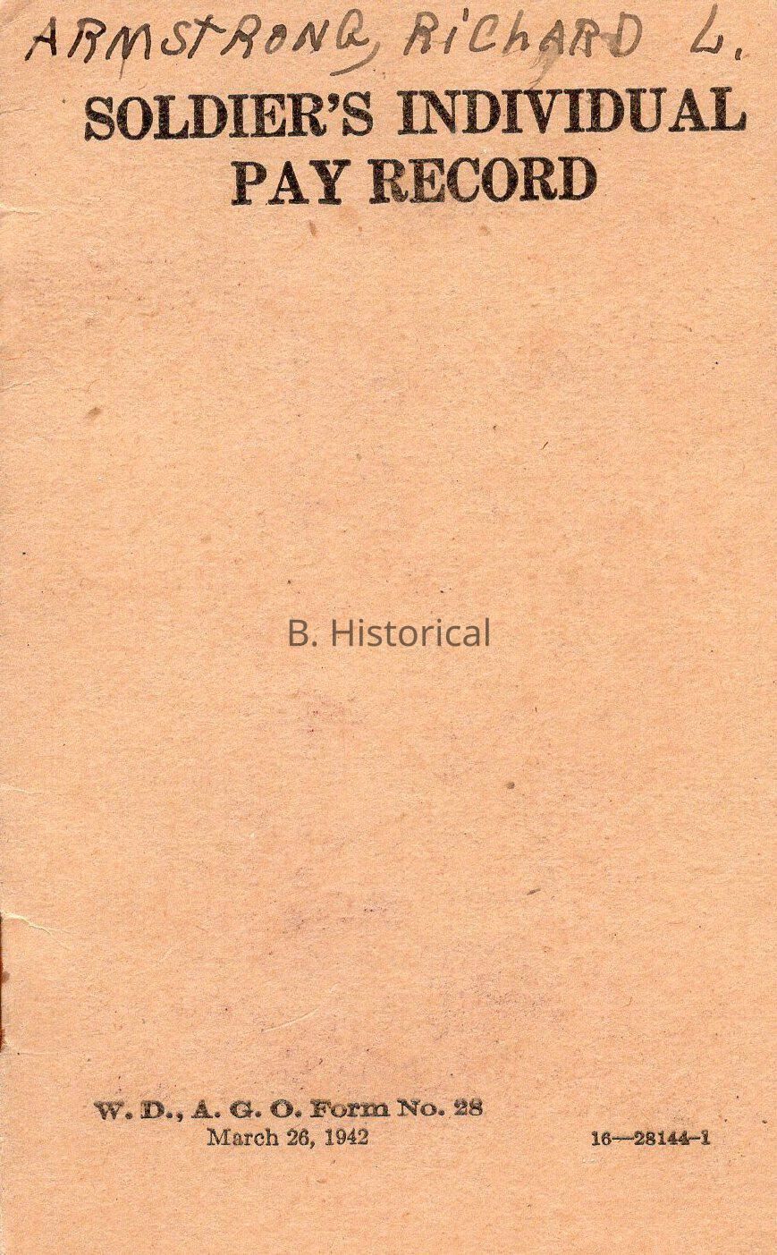 Coll 007: US Army World War II