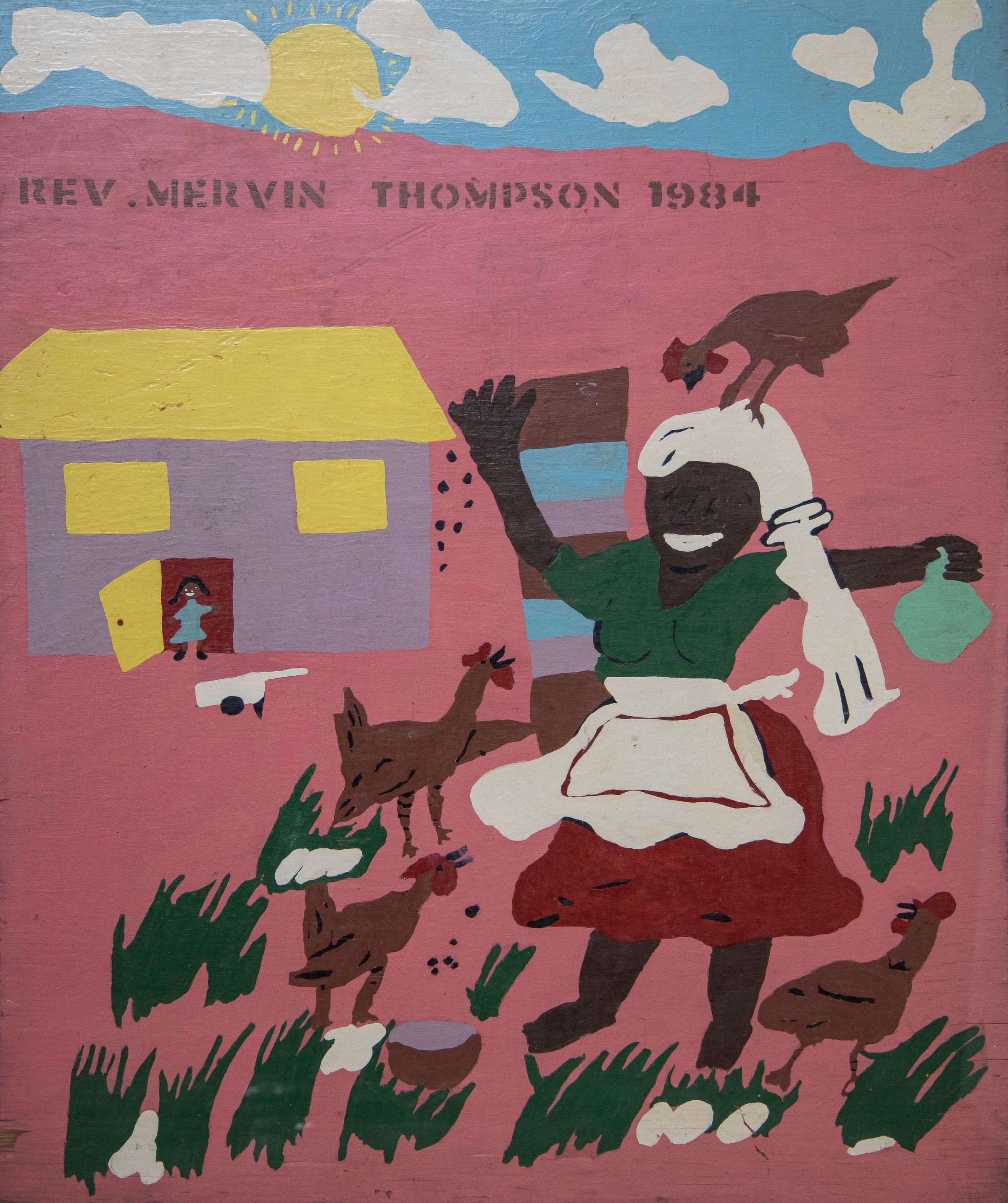 Untitled (Yard With Chickens) picture number 1