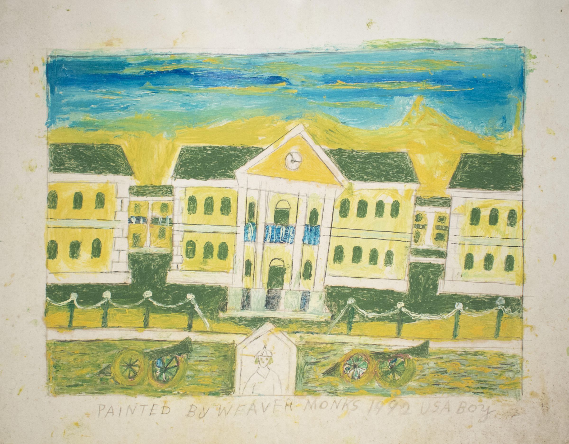 Untitled (Senate Building in Green and Yellow) picture number 1